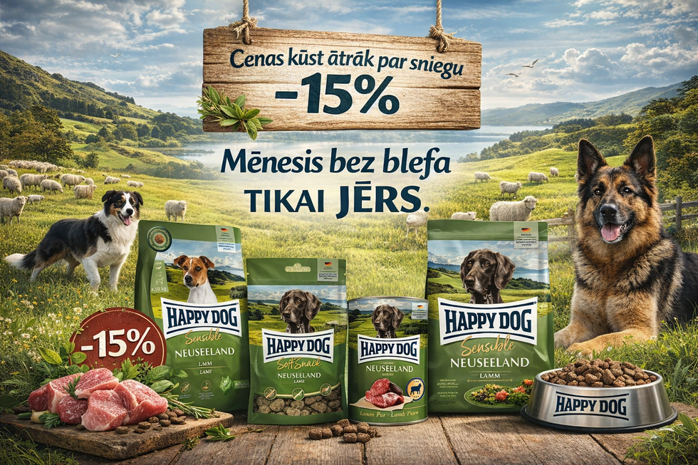 Happy Dog atlaides martā