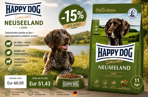 Happy Dog Sensible Neuseeland