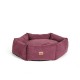 Agui soft bed for pets Urban Hexagonal Donut (burgundy)