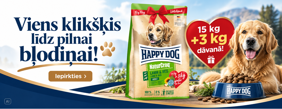 Happy Dog NaturCroq Lamb & Rice