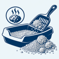 Bentonite cat litter