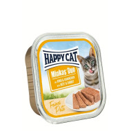 Happy Cat Minkas Duo Rind & Kaninchen Paté - konservi kaķiem pastēte ar liellopu & trusi