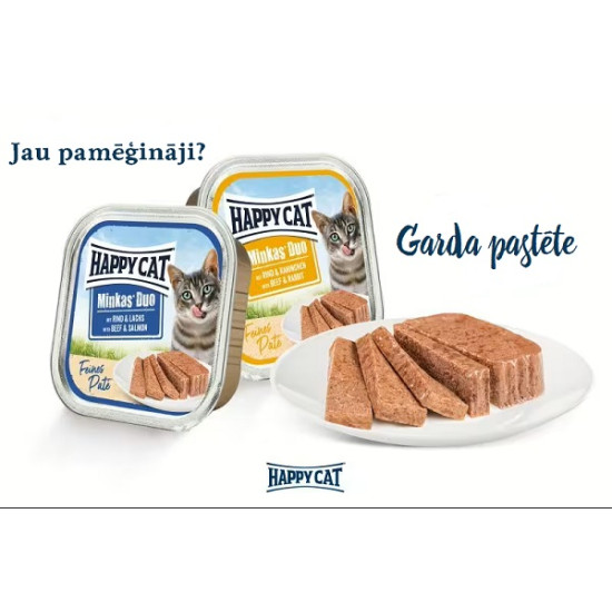 Happy Cat Minkas Sterilised Lachs - sausā barība sterilizētiem kaķiem ar lasi