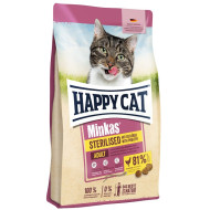 Happy Cat Minkas Sterilised Geflügel - sausā barība sterilizētiem kaķiem ar mājputnu