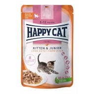 Happy Cat Meat in Sauce - Kitten & Junior Land-Ente