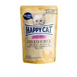 Happy Cat All Meat - Kitten & Junior Chicken & Duck