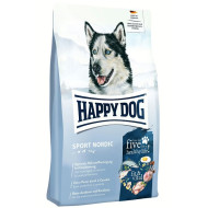 Happy Dog fit & vital - Sport Nordic - sausā barība aktīviem suņiem ar mājputnu, jēru, zivīm, lasi