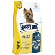 Happy Dog fit & vital Mini Light - sausā barība mazo šķirņu suņiem ar lieko svaru - mājputns, jērs, zivis, lasis