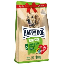 Happy Dog NaturCroq Lamm & Reis - sausā barība suņiem ar jēra gaļu & rīsiem