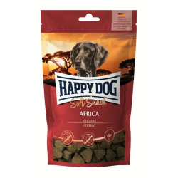 Happy Dog Soft Snack Africa - kārumi suņiem ar strausu
