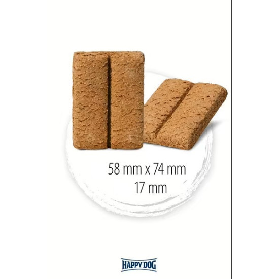 Happy Dog NaturCroq Hundekuchen - kārumi suņiem cepumu veidā ar pilngraudiem & gaļu