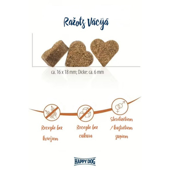 Happy Dog Soft Snack Toscana - kārumi suņiem ar pīli & lasi