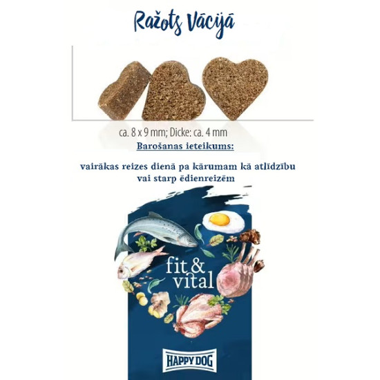 Happy Dog fit & vital Snack Puppy & Junior - kārumi kucēniem ar mājputnu & lasi