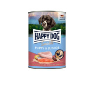 Happy Dog Sensible Puppy & Junior - Huhn, Lachs & Kartoffel - konservi kucēniem ar vistu/lasi