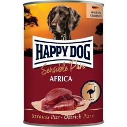 Happy Dog Sensible Pure Africa - konservi suņiem ar strausa gaļu
