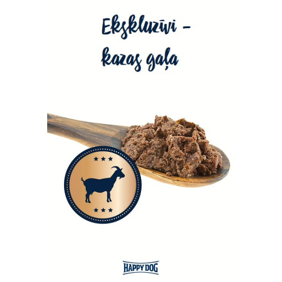 Happy Dog Sensible Pure Sardinia - konservi suņiem ar kazas gaļu