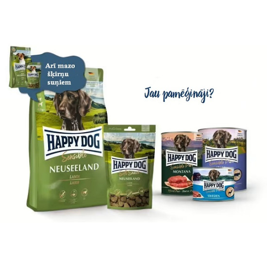 Happy Dog Sensible Pure Neuseeland - konservi suņiem ar jēra gaļu