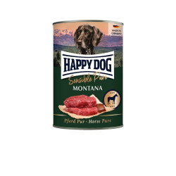 Happy Dog Sensible Pure Montana - konservi suņiem ar zirga gaļu