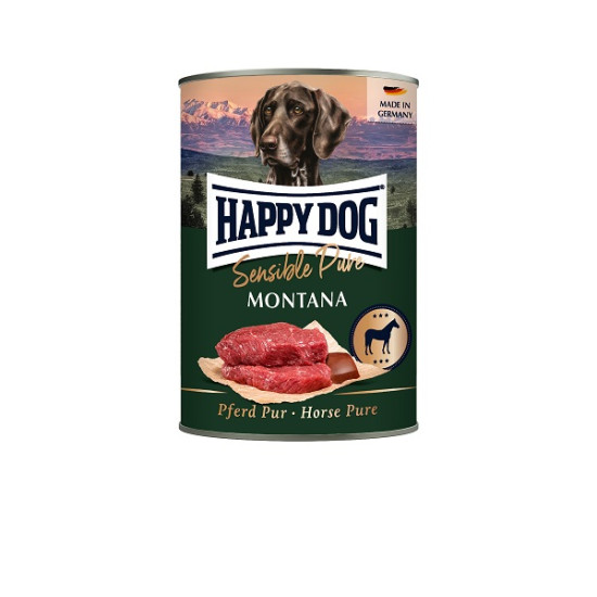 Happy Dog Sensible Pure Montana - konservi suņiem ar zirga gaļu