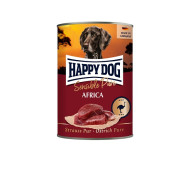 Happy Dog Sensible Pure Africa - konservi suņiem ar strausa gaļu