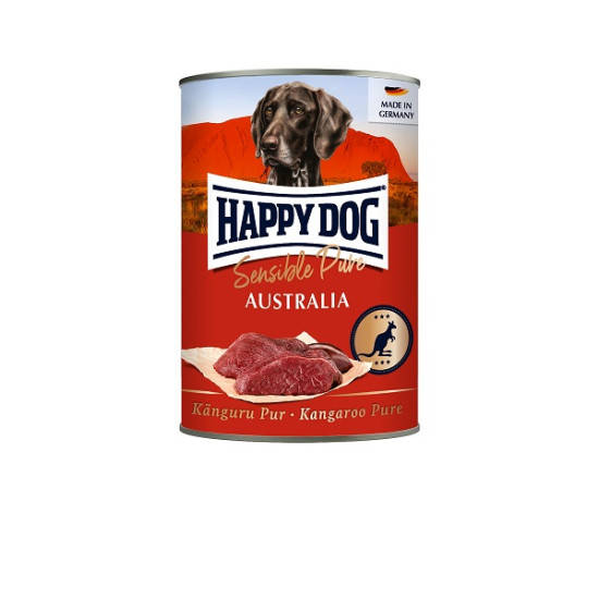 Happy Dog Sensible Pure Australia - konservi suņiem ar ķengura gaļu