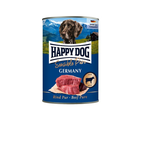 Happy Dog Sensible Pure Germany - konservi suņiem ar liellopa gaļu