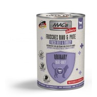 MAC's Cat Vetcare Urinary Rind & Pute - konservi kaķiem urīnceļu veselībai ar liellopu & tītaru