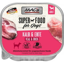 MAC's Dog Kalb & Ente - konservi suņiem ar jaunlopu & pīli