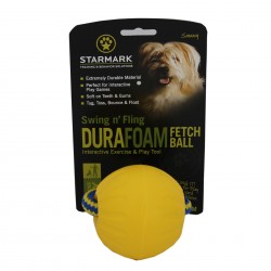 Dog Toy - Starmark Swing 'n Fling Durafoam Fetch Ball