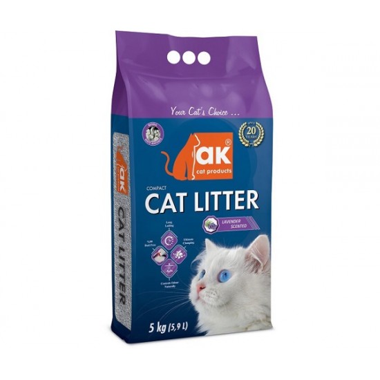 Smiltis kaķu tualetei "AK Cat Lavender"