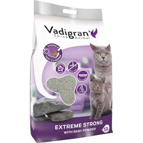 Smiltis kaķu tualetei "Vadigran Extreme Strong"