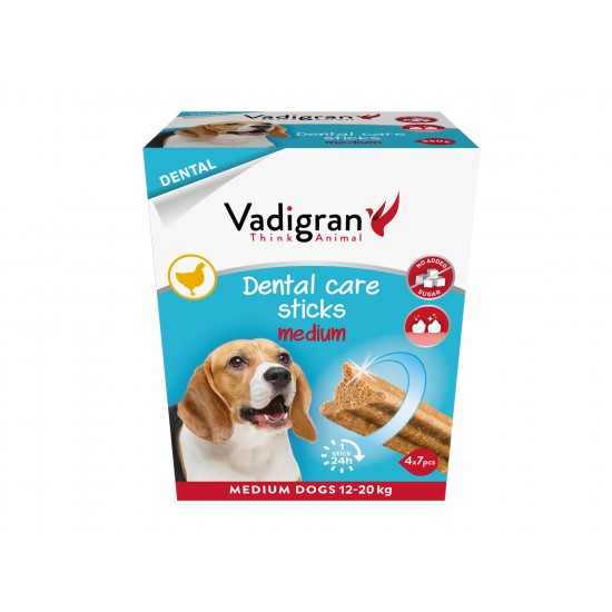 Kārums suņiem - Vadigran Dental care sticks "M"/12cm