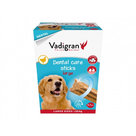 Kārums suņiem - Vadigran Dental care sticks "L"/14cm